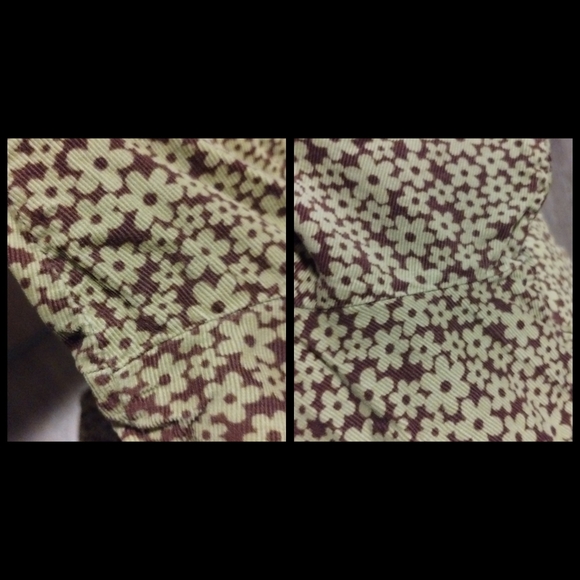 White Swan Women XL Floral V Neckline Short Sleeve Woman's Nurse Scrub Top - Picture 11 of 11